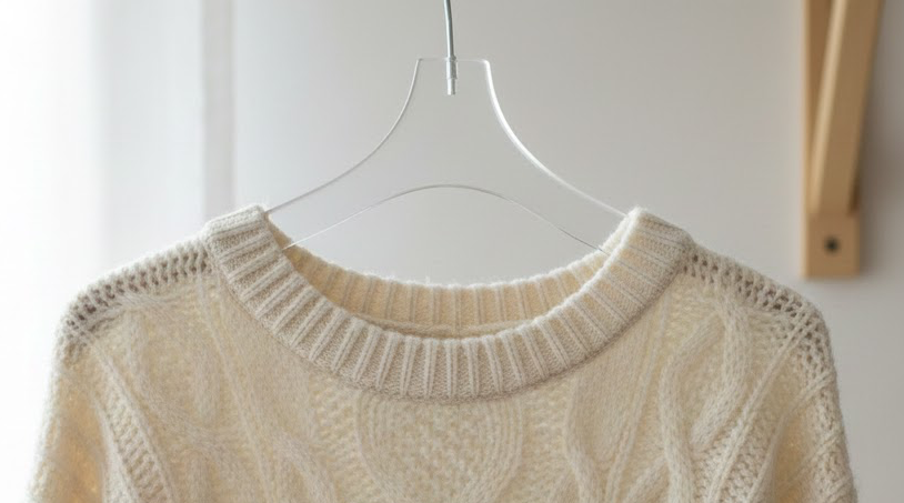 옷걸이에 걸린 니트