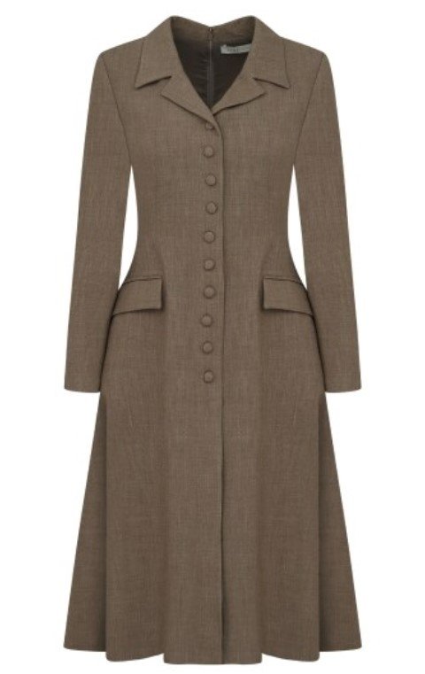 라인 콩버튼 테일러드 원피스 NWOPLJ10