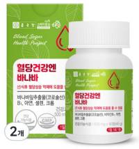 종근당 혈당건강엔 바나바 영앙제 45g, 90정, 2개