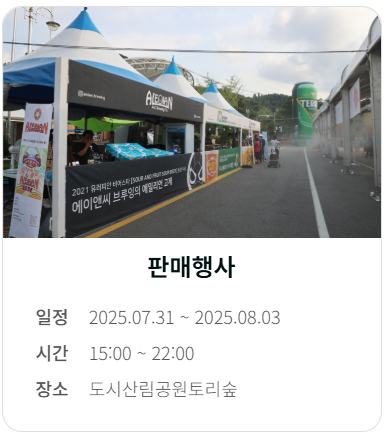 제9회 홍천강 별빛음악맥주축제 2025