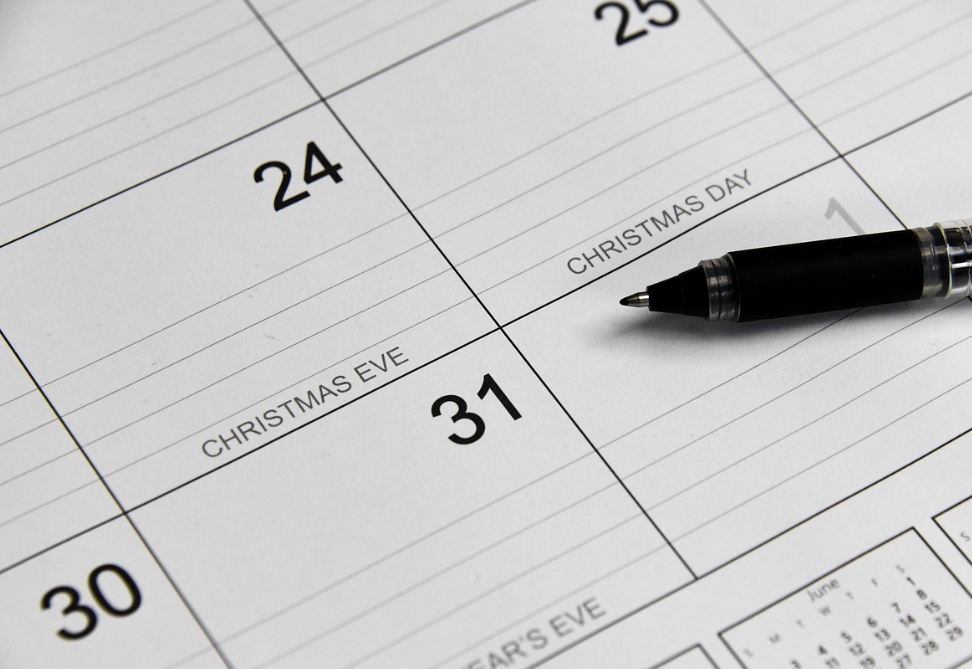 다이어리 일정표 이미지