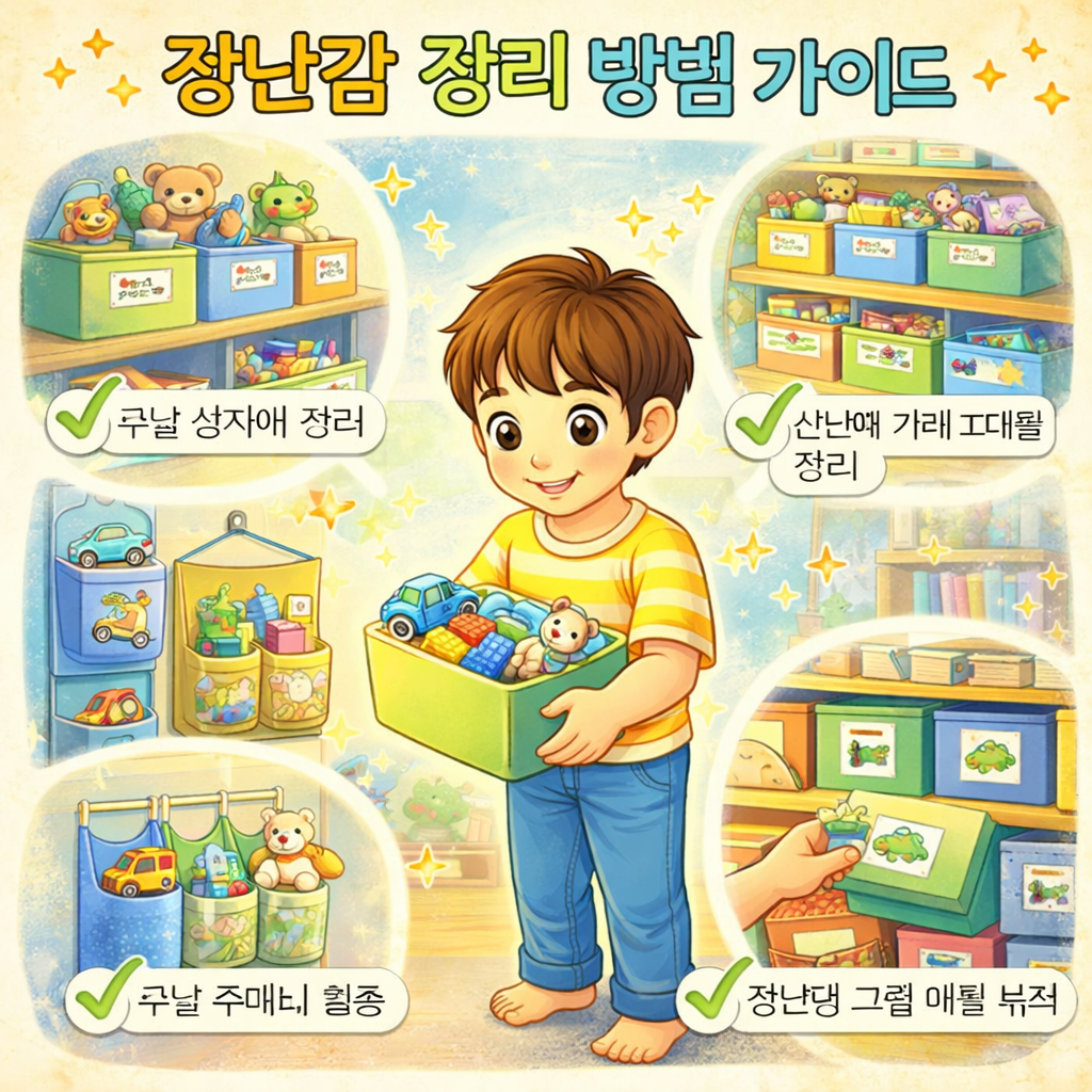 장난감 정리 방법 가이드 관련 사진