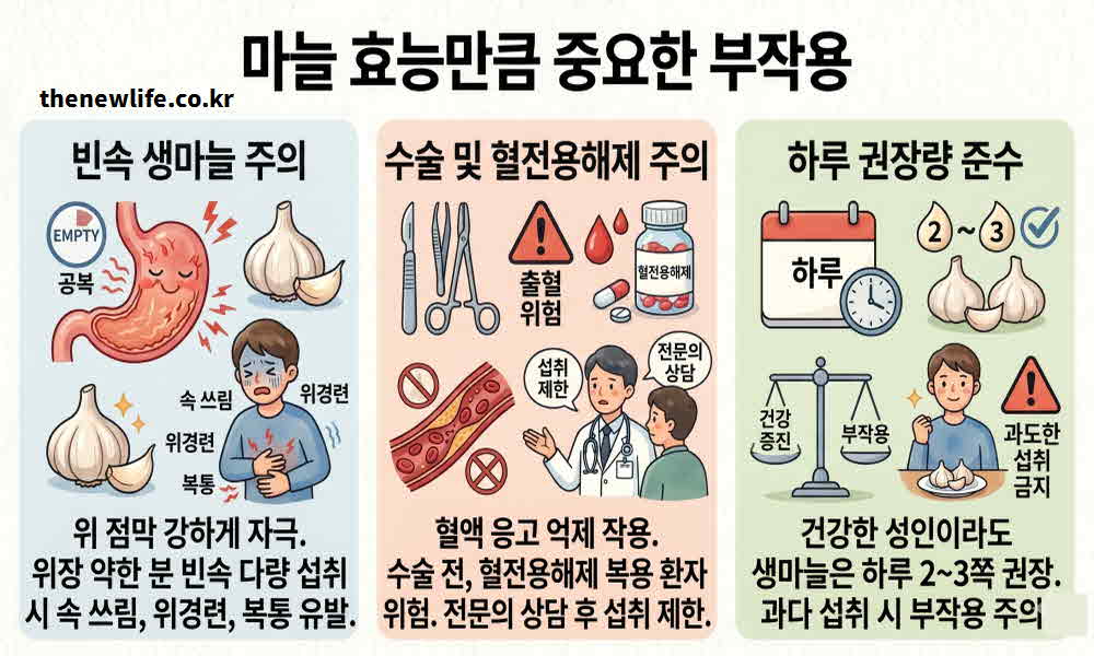 마늘 효능 중요한 부작용