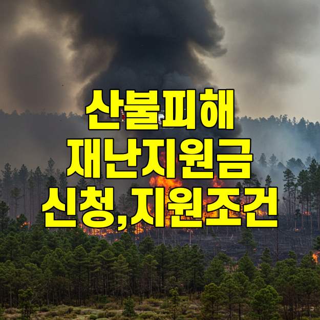 산불피해 재난지원금 신청