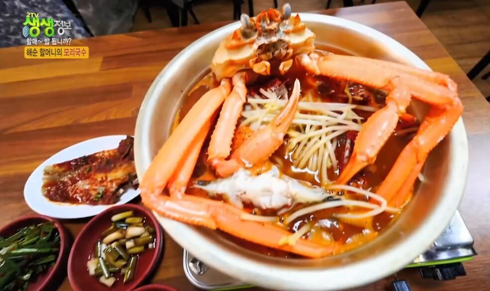 생생정보 할매 밥 됩니까? 포항 구룡포 해순 할머니의 모리국수 맛집 대천식당