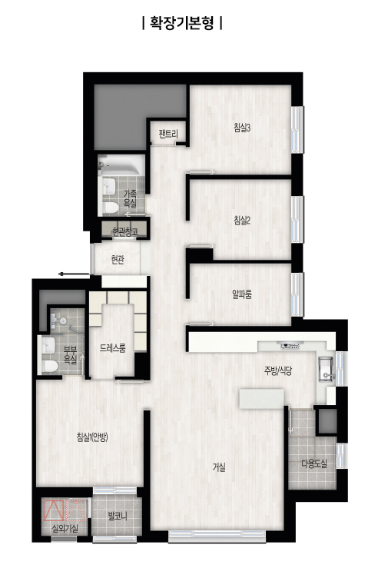 운정자이-시그니처-84B-평면도