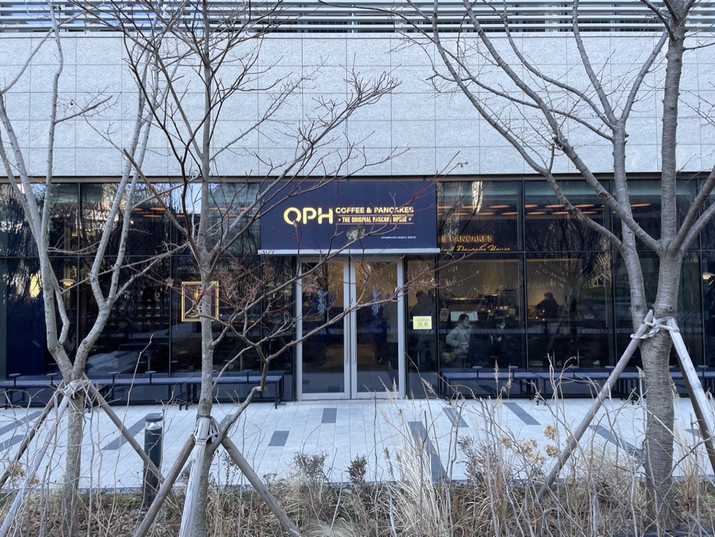 나무사이로 보이는 OPH