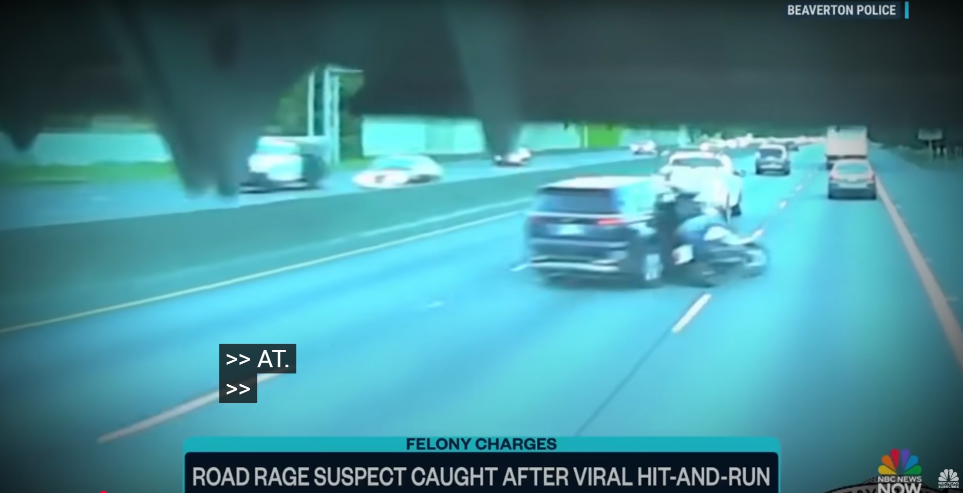 오리건주 오토바이 뺑소니사건