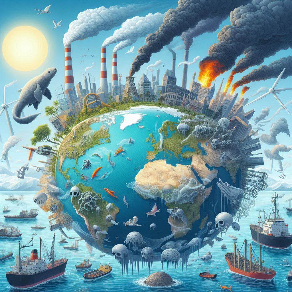 국제사회가 주목한 환경 문제 (기온, 화석연료, 멸종)