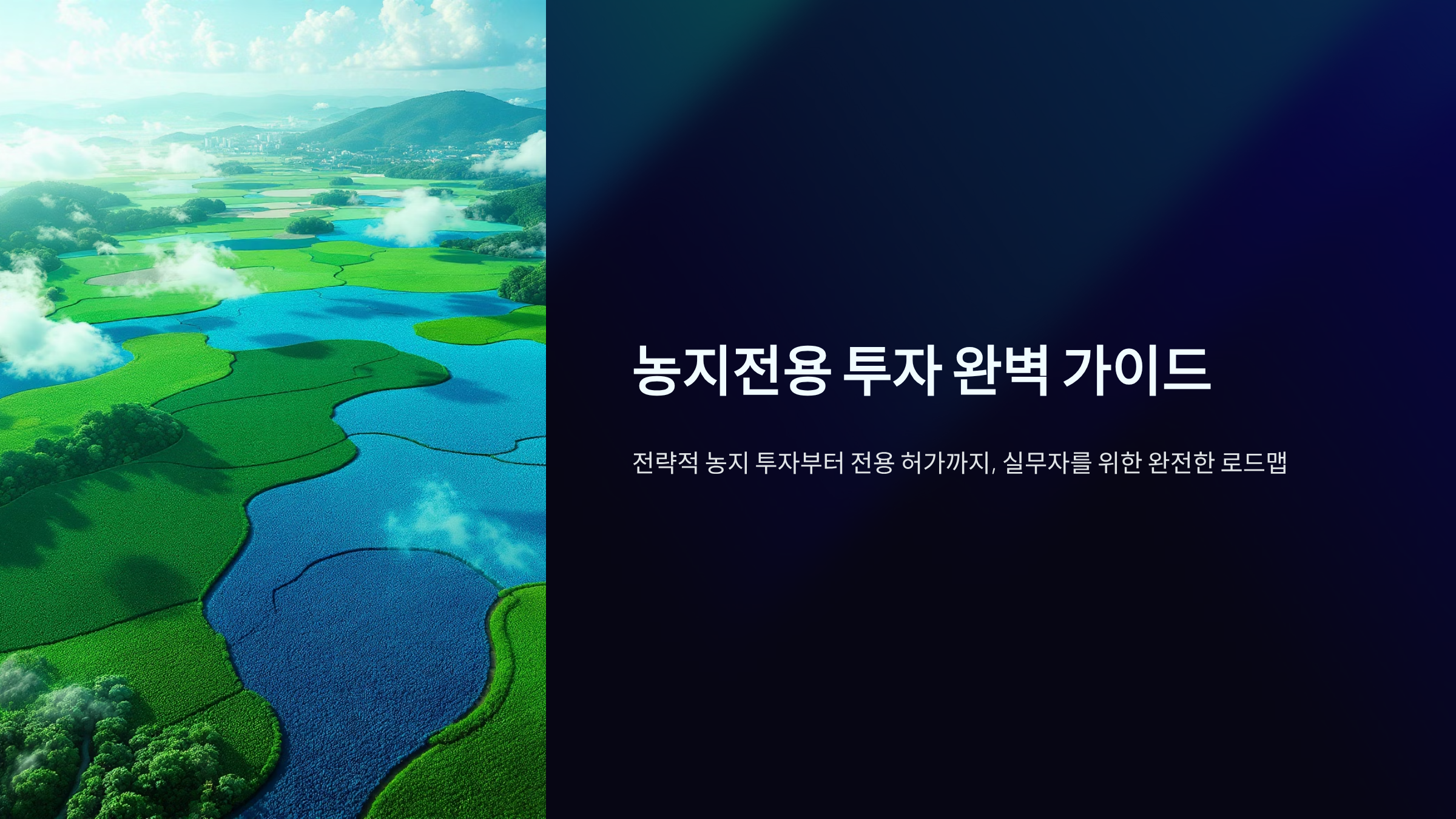 토지투자 농지전용 완벽가이드