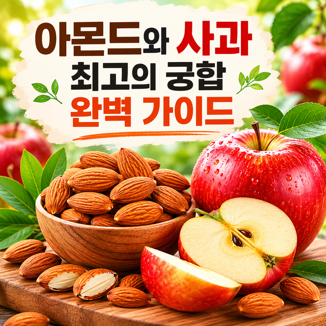 아몬드와 사과