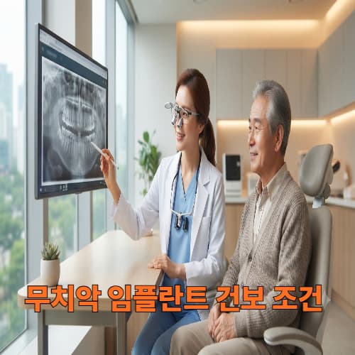 만 65세 이상 노인 임플란트 건강보험 탈락 요인: 완전무치악 예외 지침
