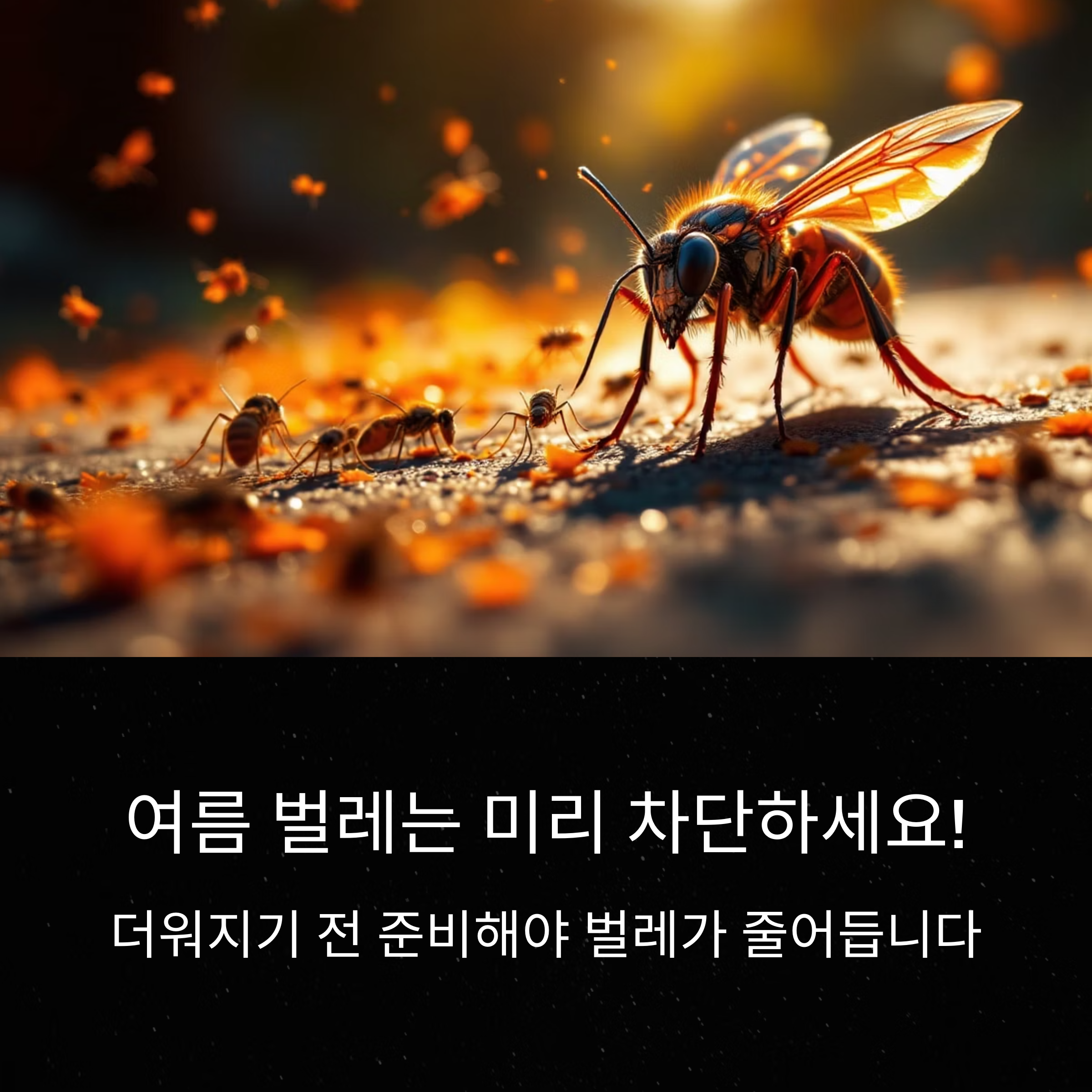 여름 벌레는 미리 차단! 초기에 끝내는 여름 벌레 예방법
