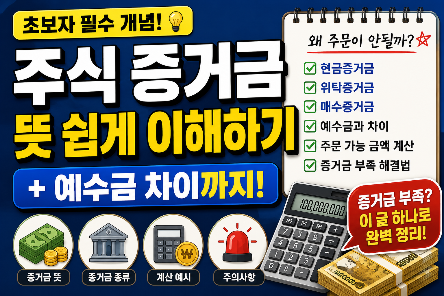 주식 증거금 뜻 쉽게 이해하기