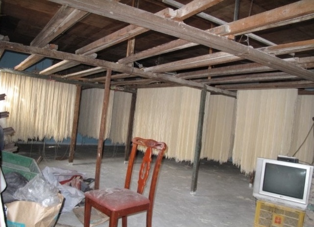 자연건조-태양열-국수-임실-백양국수-노부부-노포