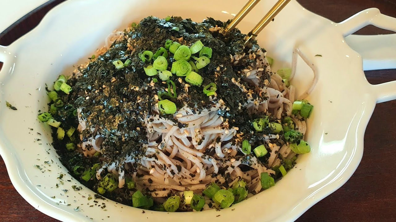 들기름 막국수 만들기