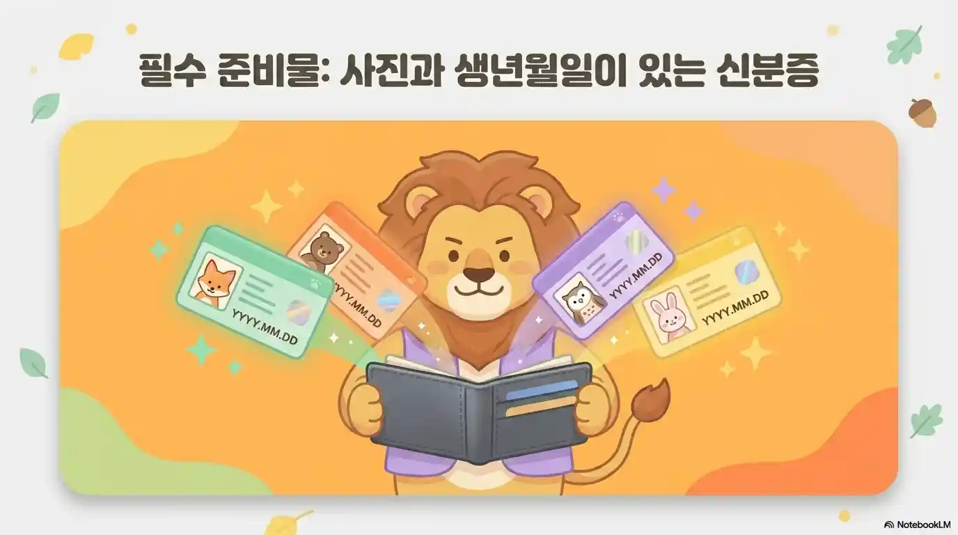 6.3 지방선거 필수 준비물 - 사진과 생년월일이 표시된 신분증 지참 안내