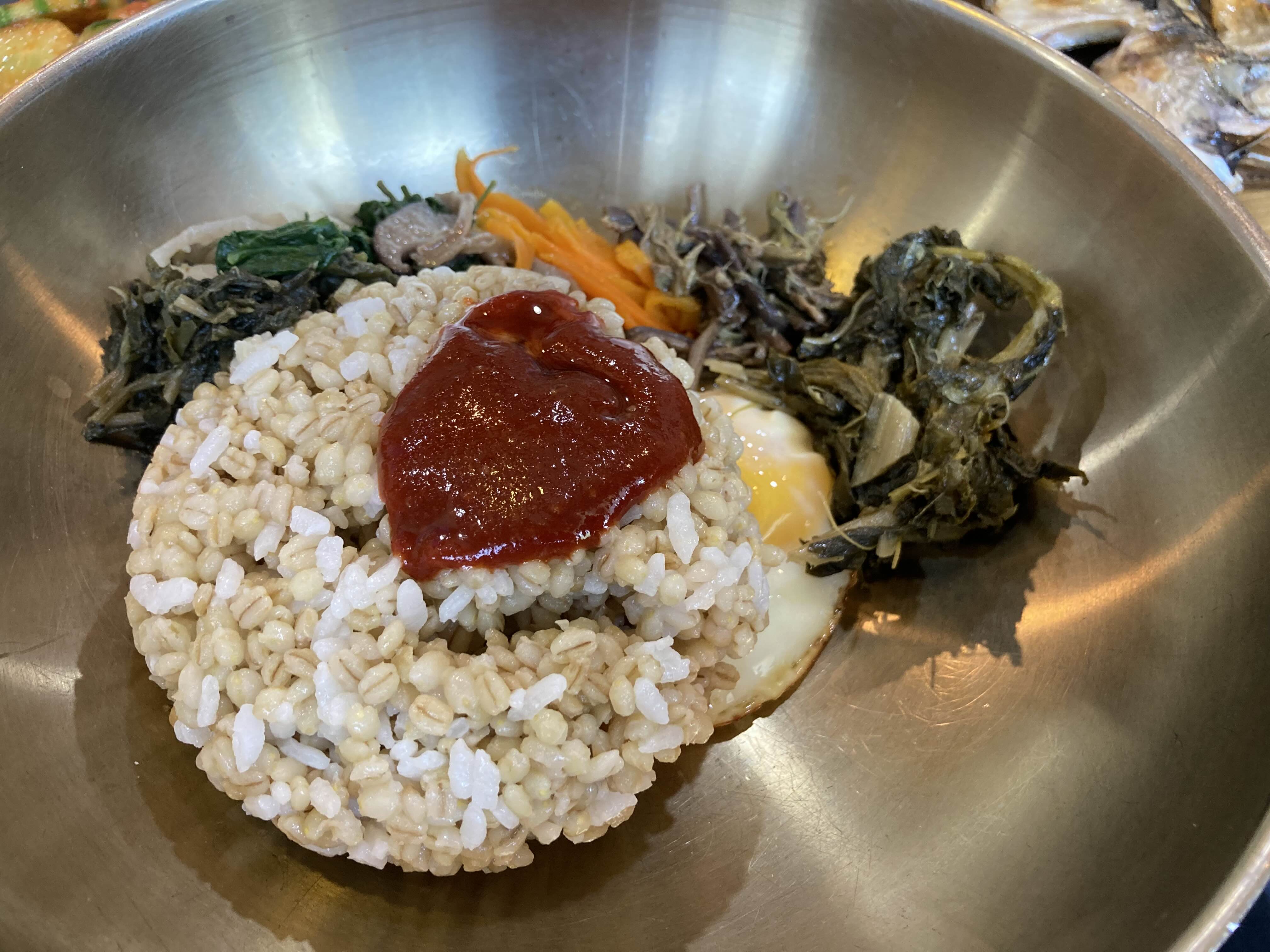 속초 한식집 그리운보리밥 비빔밥