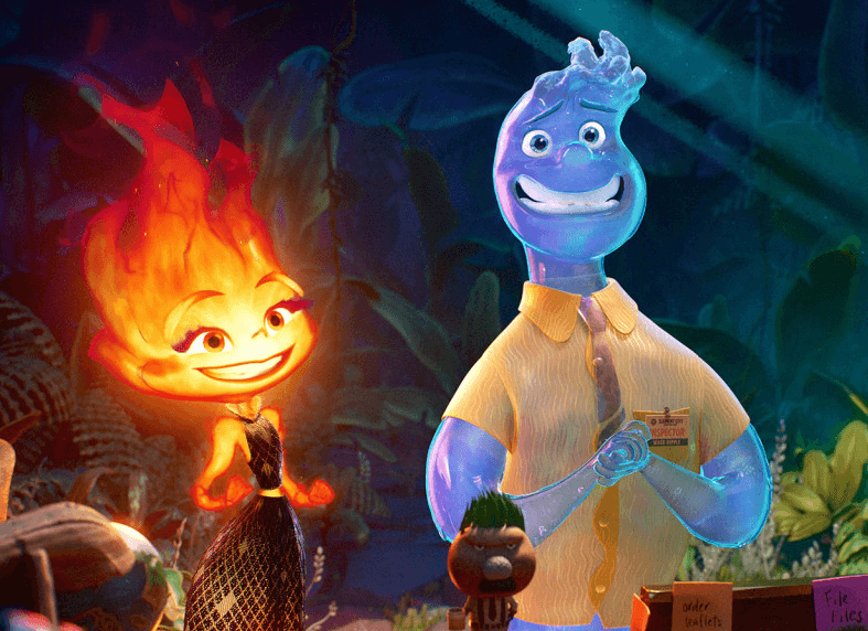 불의 소녀 엠버와 물의 남자 웨이드