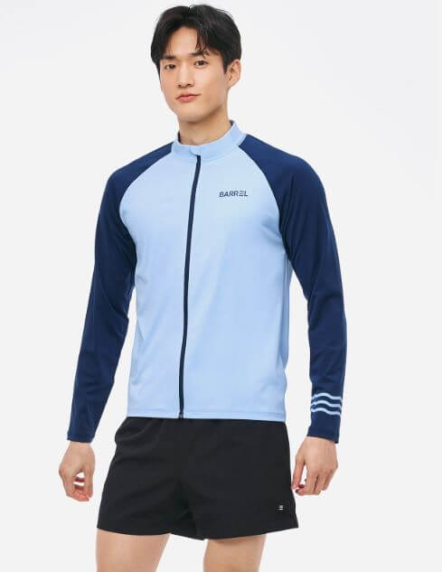 배럴 집업 래쉬가드