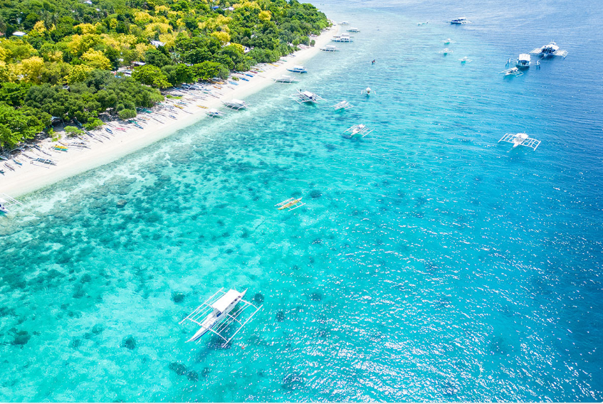 아름다운 보홀 해변 이미지