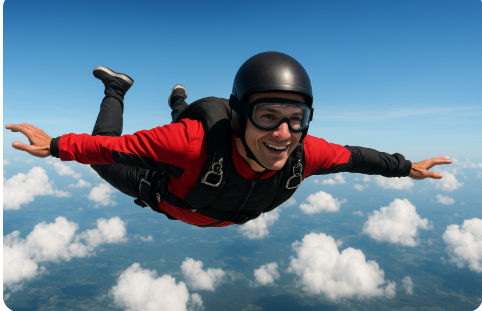 스카이 다이빙 관련 사진