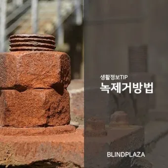 칼 녹 제거 식초 레몬 스펀지 오일코팅 유지법_18