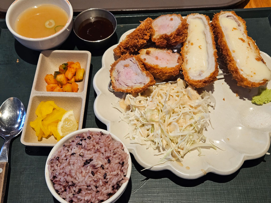 간코 ak 백화점 안심 &amp; 치즈 카츠
