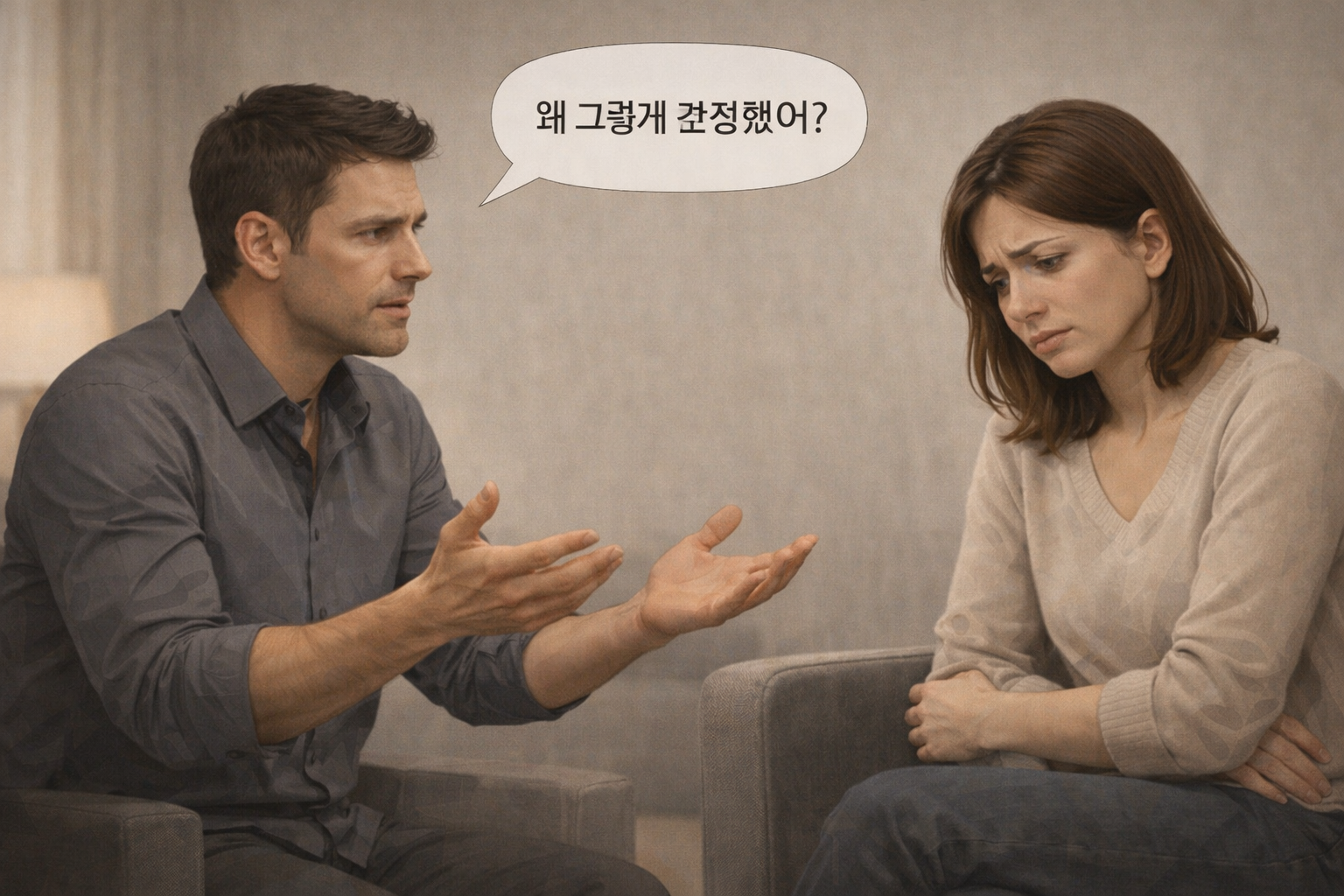 대화 갈등의 순간