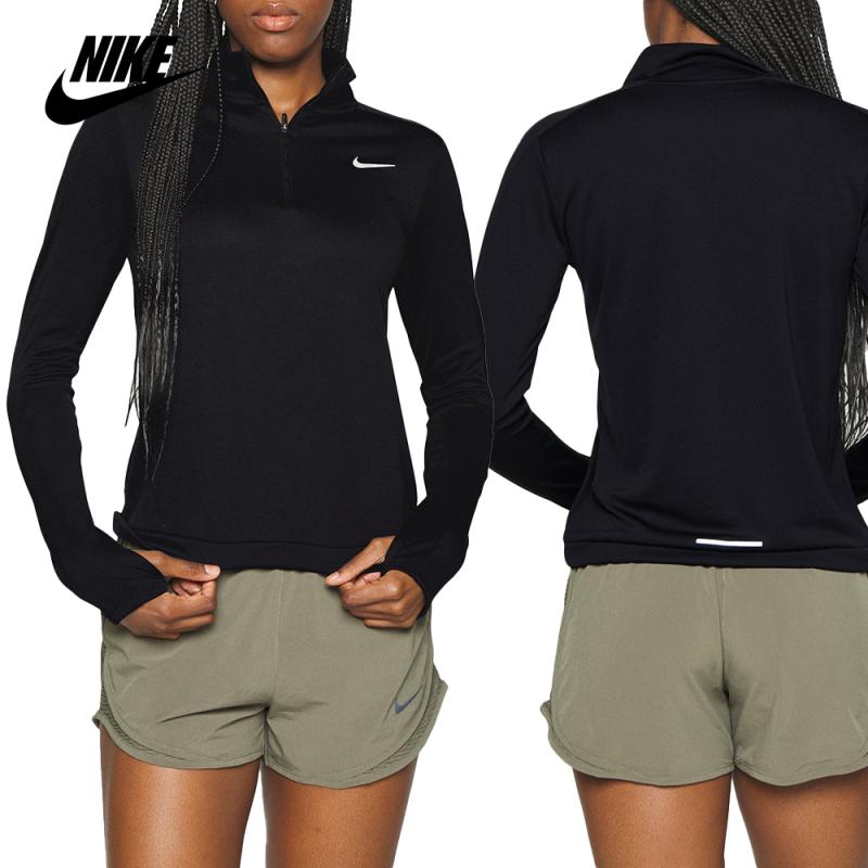 나이키 래쉬가드 드라이핏 하프 집업 긴팔 러닝 티셔츠 여성