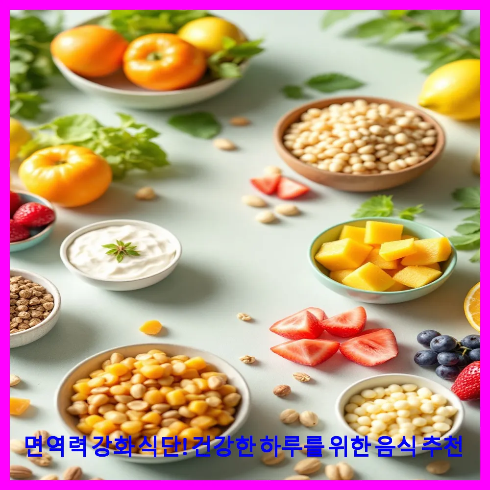 면역력 강화 식단!