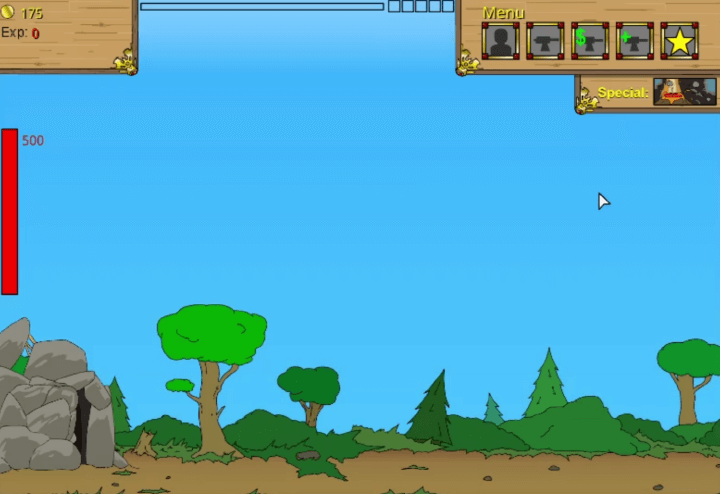 전쟁시대-플래시게임-시작-화면