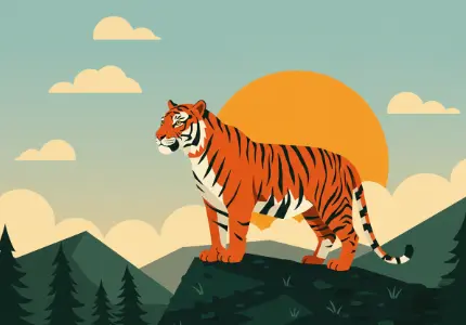 호랑이가 집 안으로 들어오는 꿈