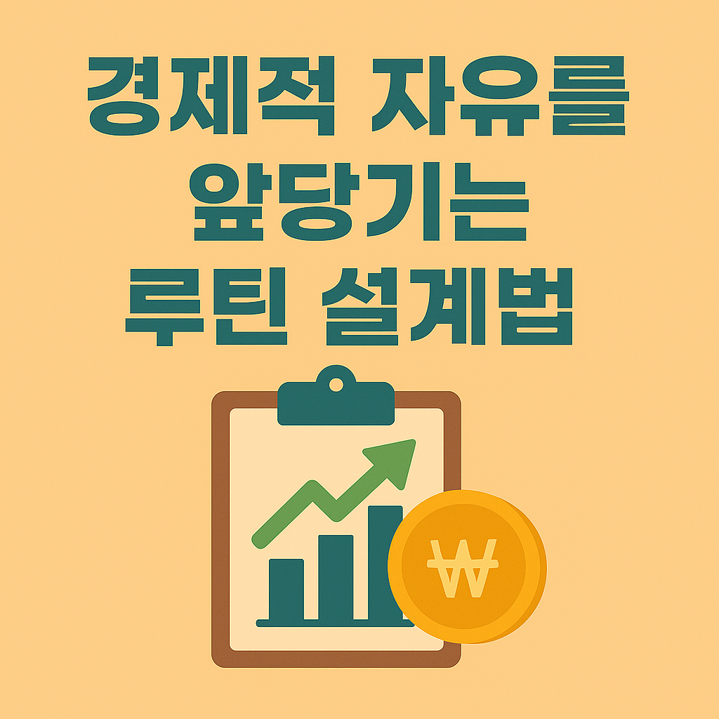 경제적 자유를 앞당기는 루틴 설계법