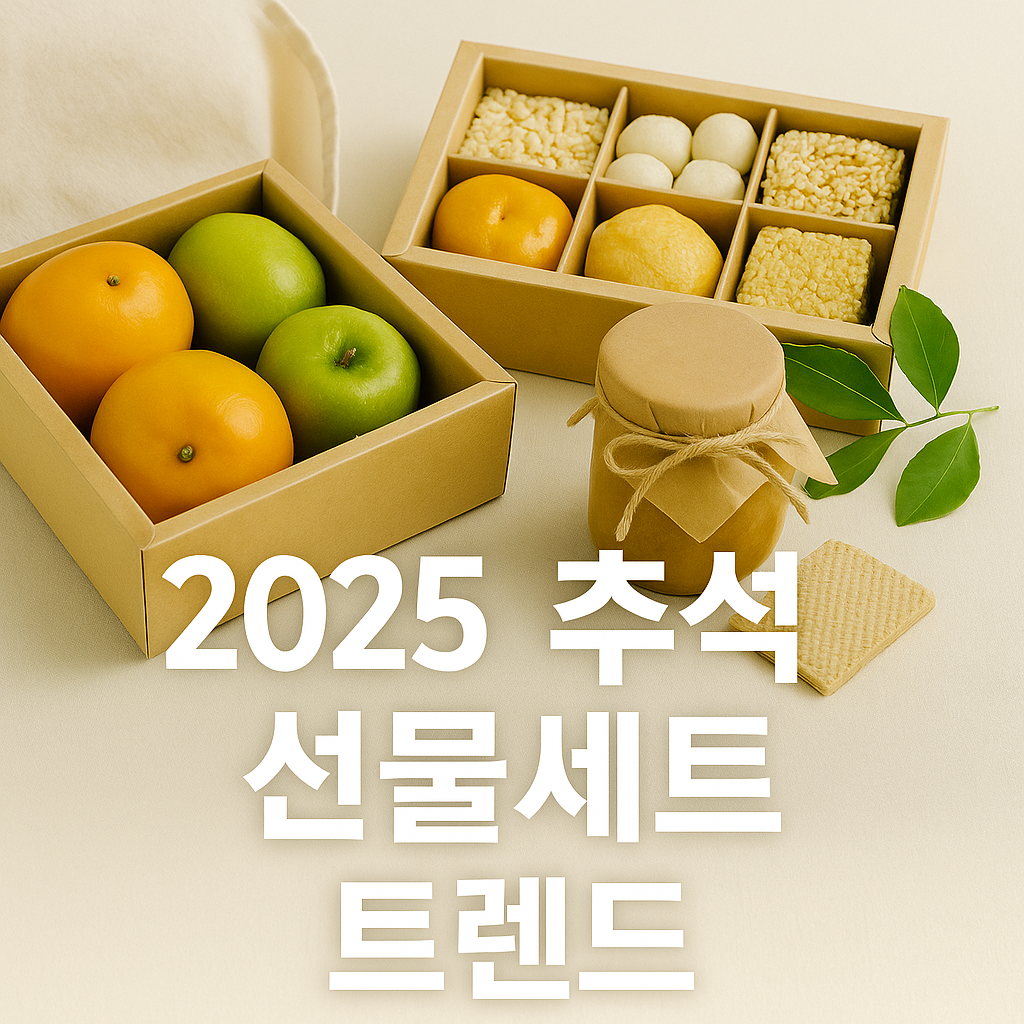 2025 추석 선물세트 트렌드