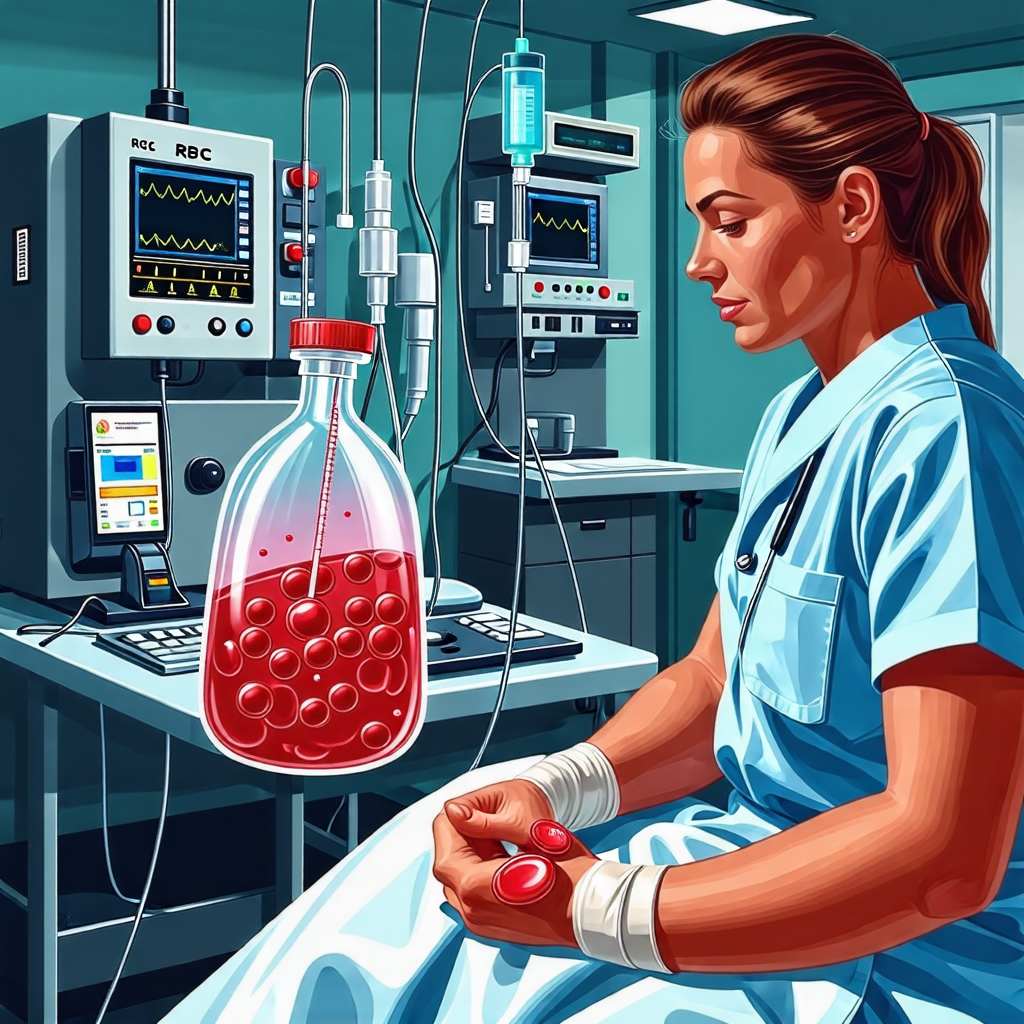 Red Blood Cell Damage Suspected During PRBC Transfusion via Infusion Pump &rarr; Immediate Interruption and Emergency Response