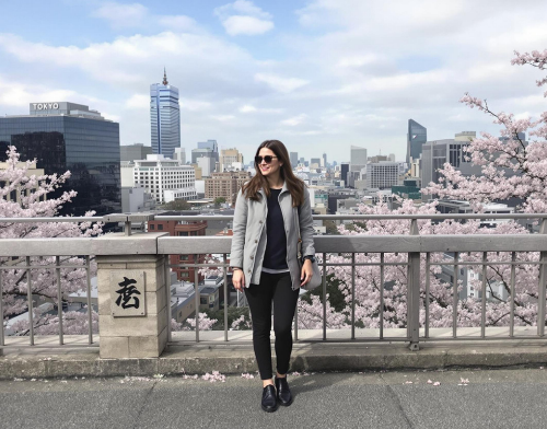 3월 도쿄일본여행 옷차림 이미지입니다.