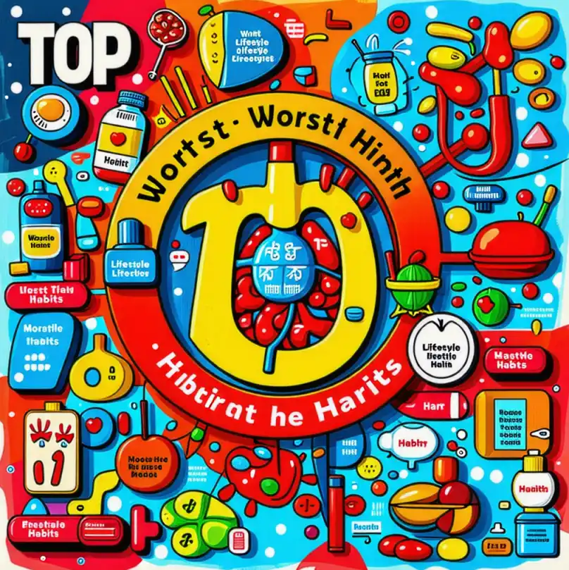 건강을 해치는 최악의 생활 습관 10가지