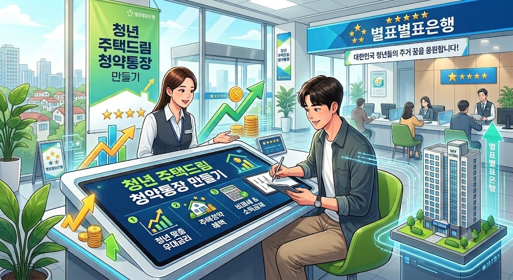 청년 주택드림 청약통장 만드는 이미지