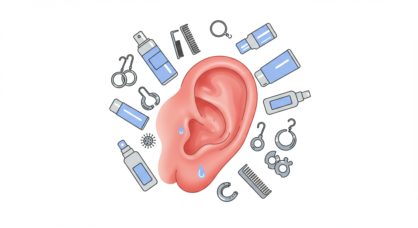 귀가려움&amp;#44; 이어폰피부염