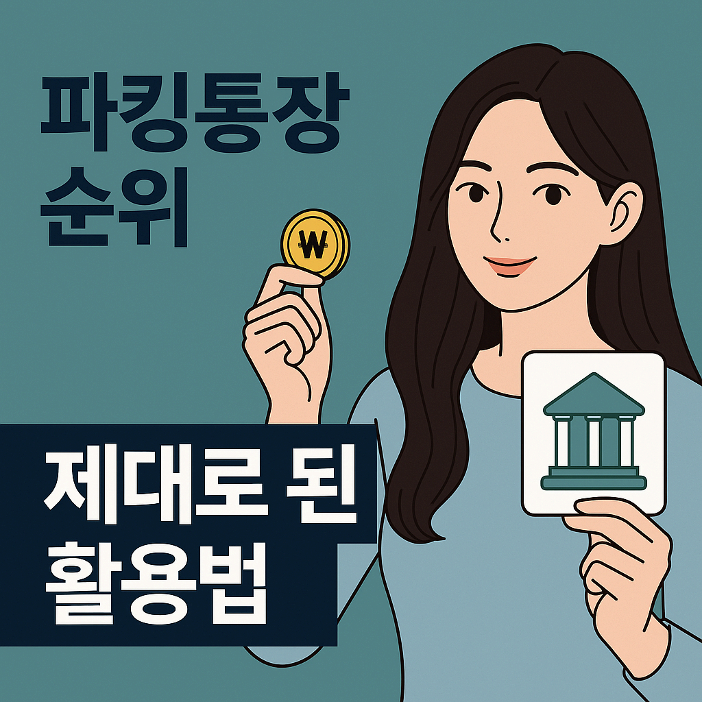 파킹통장 순위 : 추천과 활용법,금리 비교