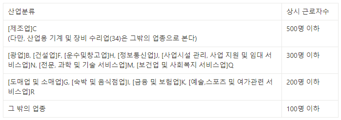 우선지원대상기업