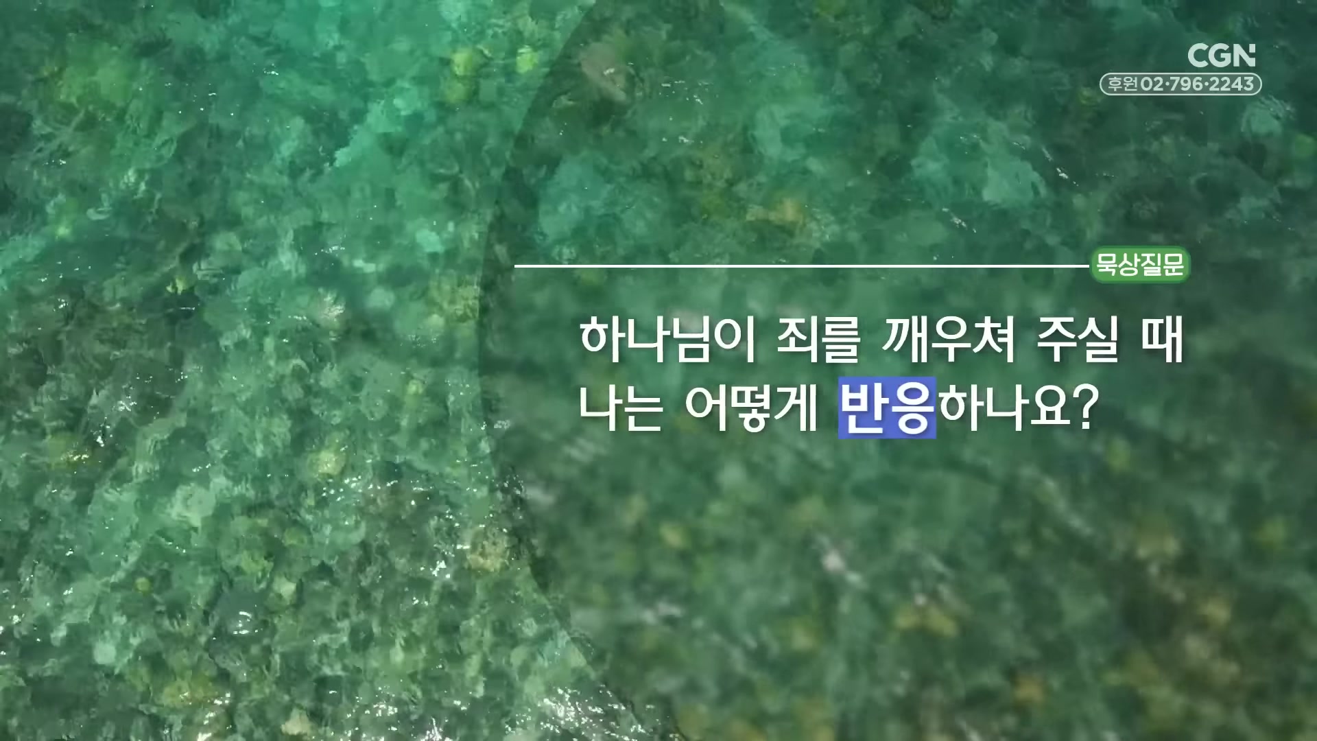 하나님이 죄를 깨우쳐 주실 때 나는 어떻게 반응하나요?