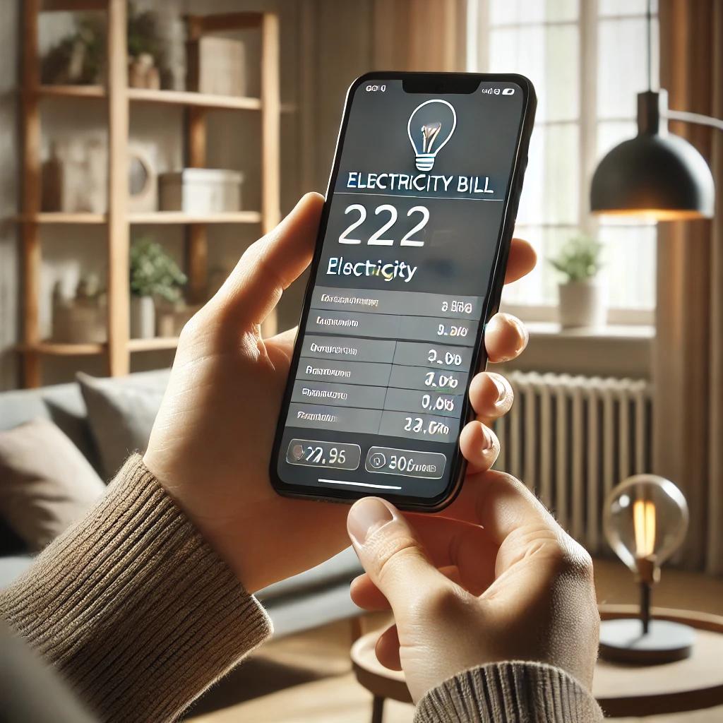 모바일 전기요금 청구서