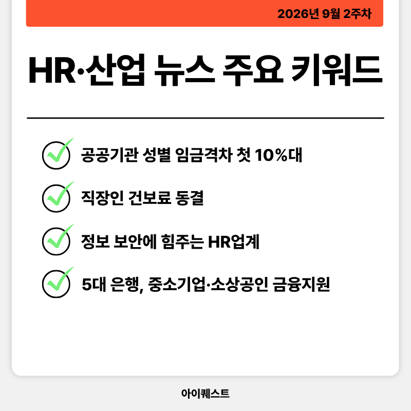 1. HR&middot;인사/노무 주요 뉴스