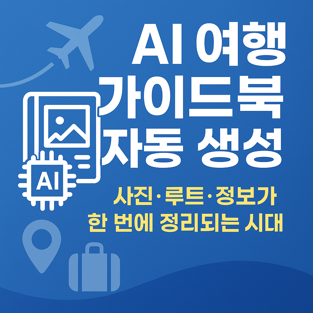AI 여행 가이드 북 자동생성