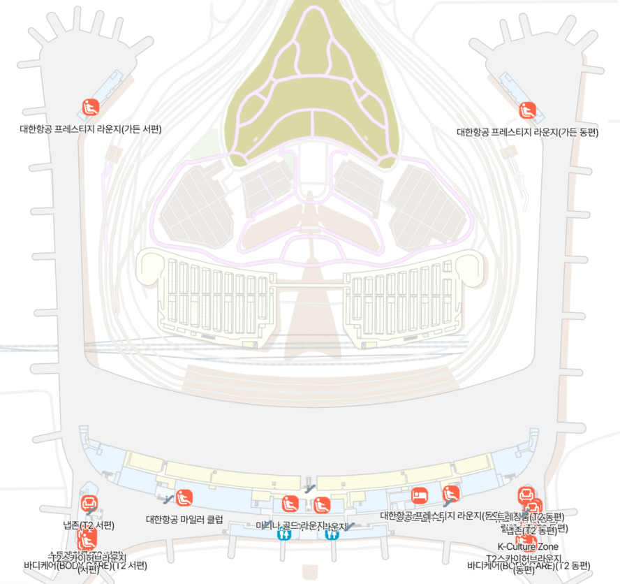 제2터미널 라운지 위치