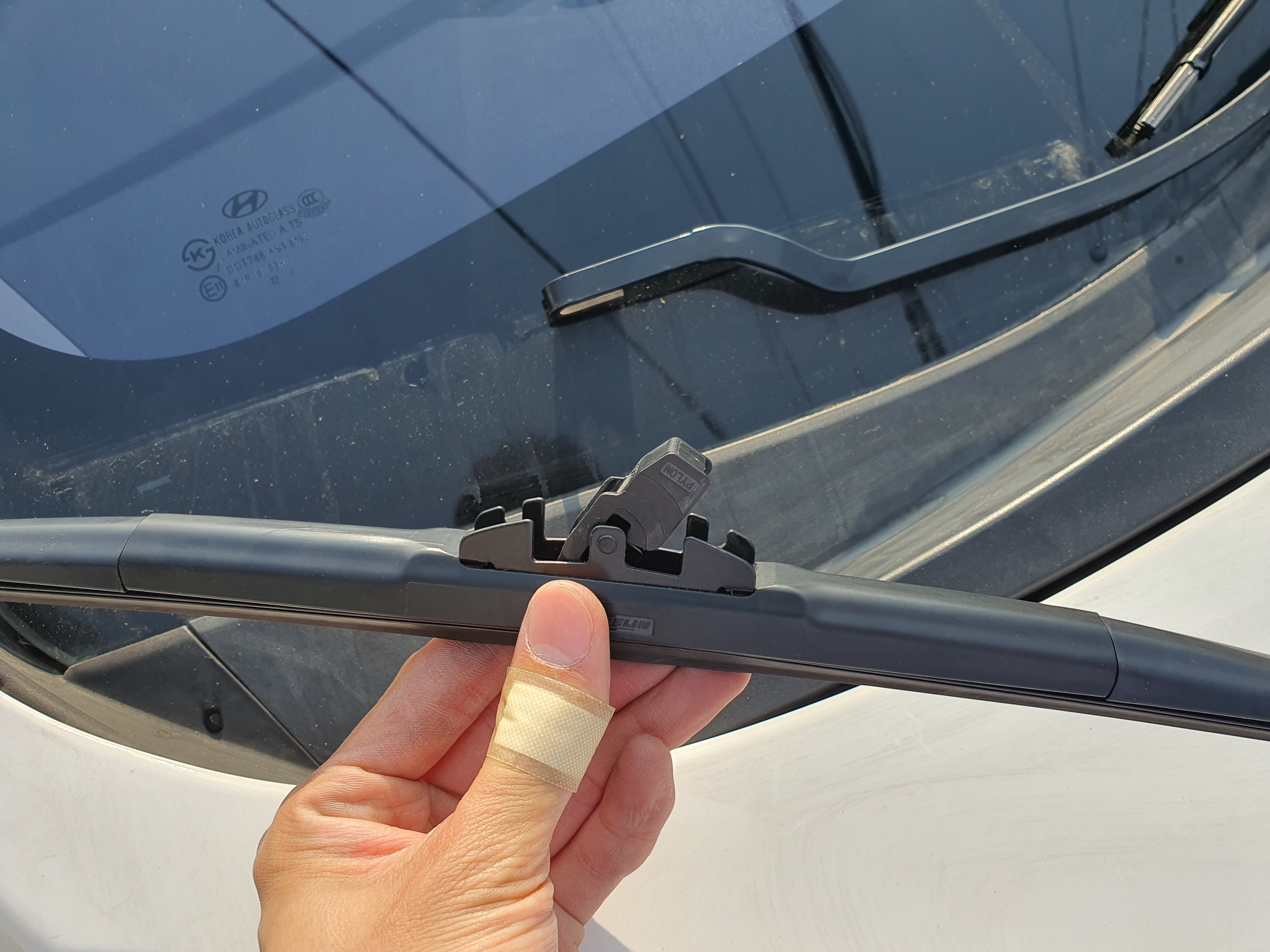 와이퍼안빠질때