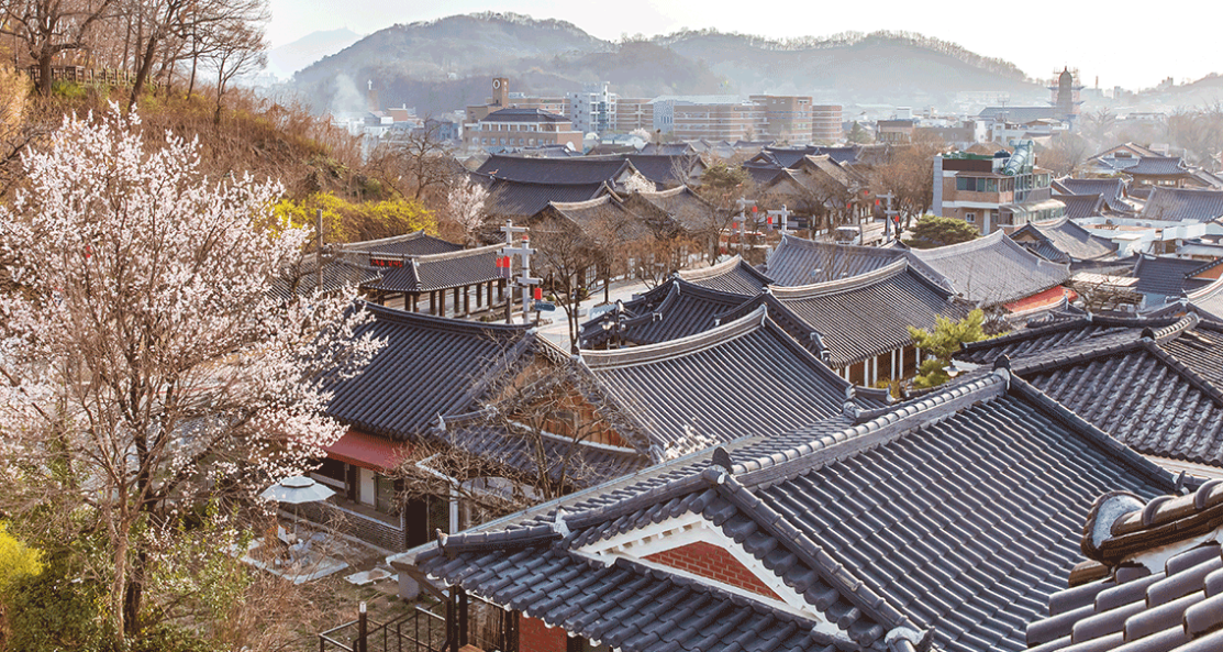 전주 한옥마을 주차장 위치(전주 한옥마을 홈페이지 캡처)