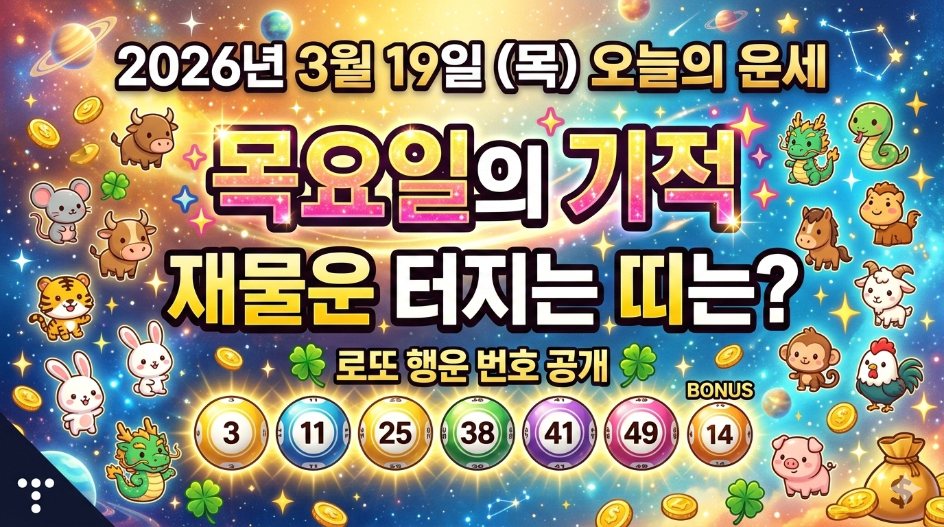 3월19일 오늘의 운세
